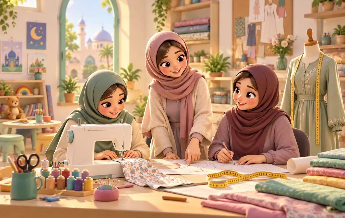 آموزش خیاطی و مهارت‌های بزرگسالان
